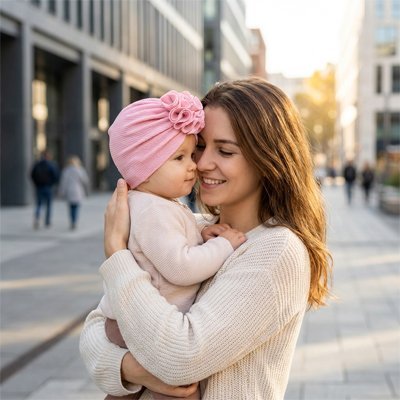 Turban bebe fille | Ultra - Doux - Maman - bebeshop