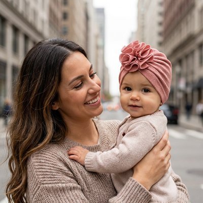 Turban bebe fille | Ultra - Doux - Maman - bebeshop